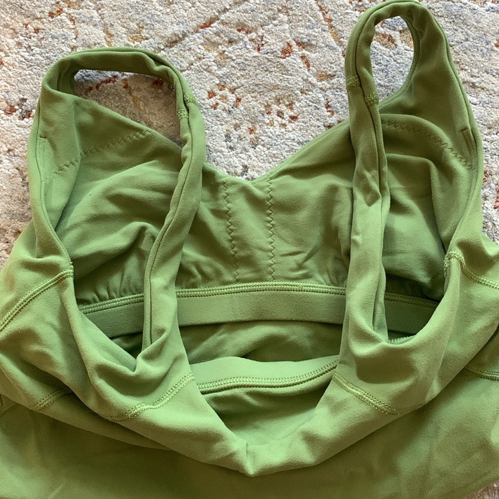 Lululemon Align Avocado Green V-Neck Tank Top - Picture 4 of 6